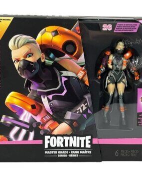 NEW Fortnite Master Grade Series Southpaw 6 Piece Figurine Set with Virtual Code